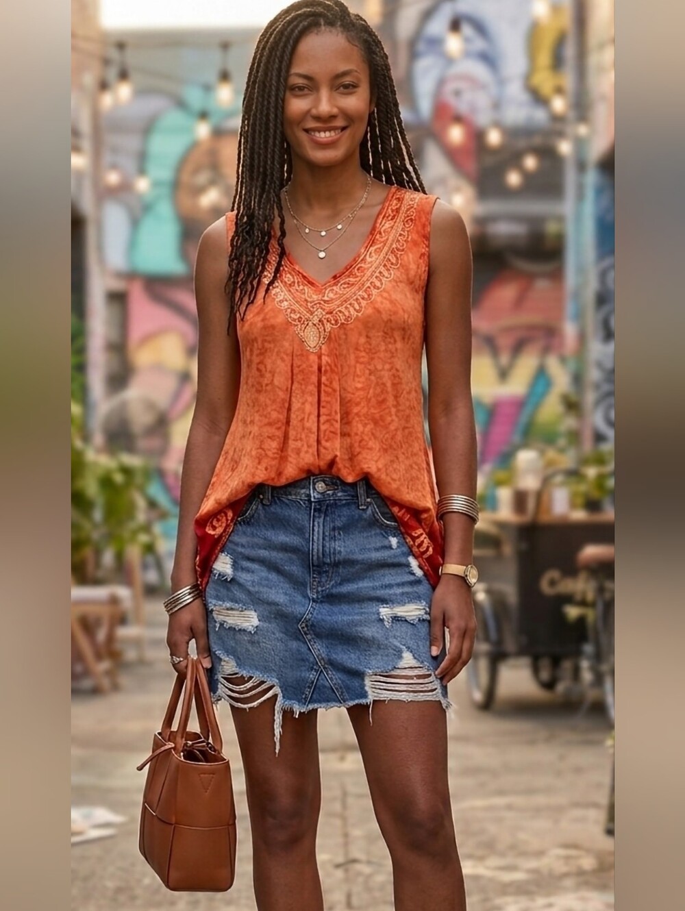 NWOT Embroidered Boho Tunic